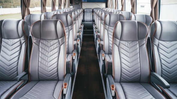 55 passenger charter bus interior deltona