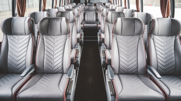 jacksonville 50 passenger charter bus interior